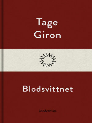 cover image of Blodsvittnet